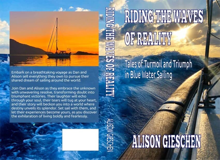 Cover of the new sailing adventure book by Alison Gieschen